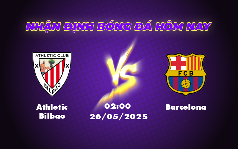 Athletic Bilbao vs Barcelona Soi kèo đỉnh cao vòng 26 La Liga 1 athletic bilbao barcelona 26 05 la liga