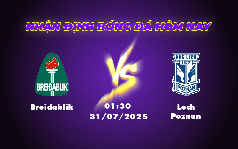 Soi kèo trận Breidablik vs Lech Poznan Cuộc đụng độ đầy thử thách 1 breidablik lech poznan 31 07 c1